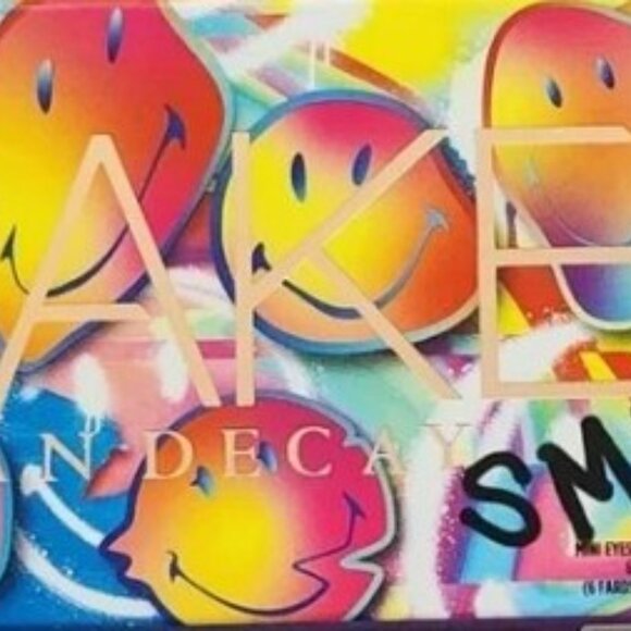 Urban Decay x Smiley DISCONTINUED CHILL HAPPY mini Eye Shadow Palette NIB - Picture 3 of 3